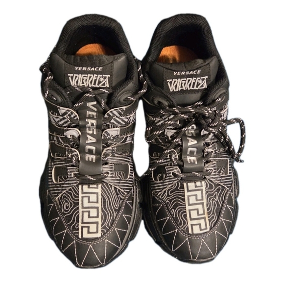 Versace Trigreca LowTop Sneakers (Unisex) EU Size 38 US Wmns Sz 7 Men Sz 5.5-6 - Picture 9 of 9